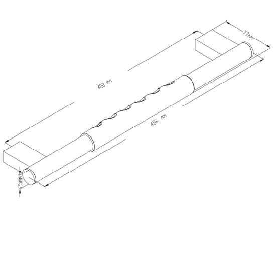 Porta Sanitary Ware - HD95 Grip Bar