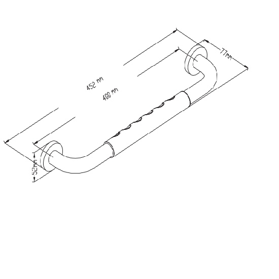 Porta Sanitary Ware - HD99 Grip Bar