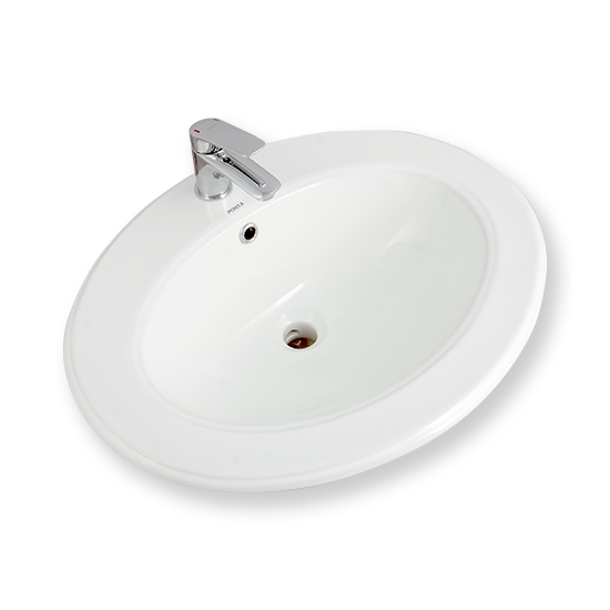 Porta Sanitary Ware - HD16 Over Counter Basin