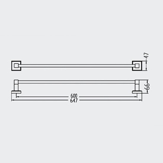 Porta Sanitary Ware - KMB11 Single Towel Holder