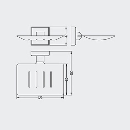 Porta Sanitary Ware - KMB53 Soap Dish