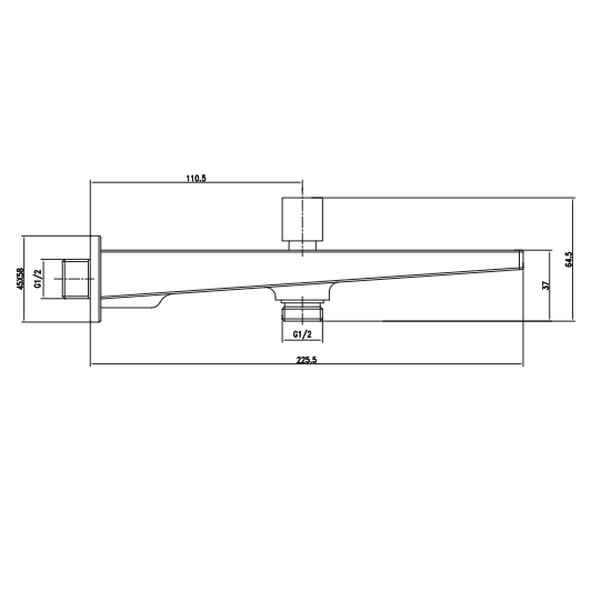 Porta Sanitary Ware - HDA912 Spout