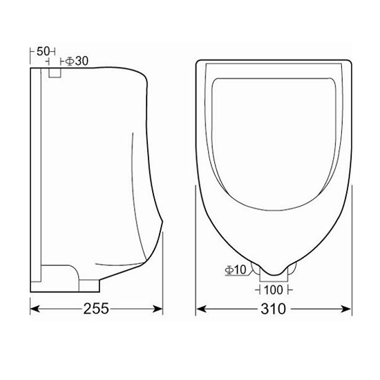 Porta Sanitary Ware - HD400 Urinal