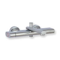 Porta Sanitary Ware - T-ARM-Set Double Knob Bath Mixer